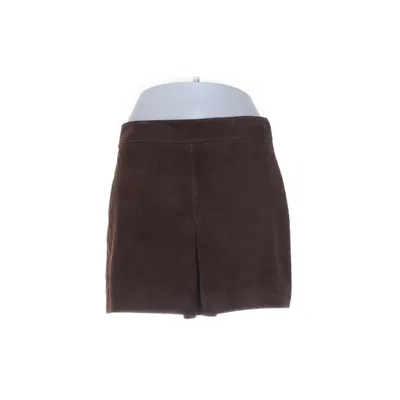 Leren rok (Bruin) van Rosaé Paris Leer, Viscose