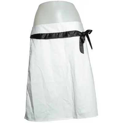 Skirt (White, Black) from Van Heusen Cotton, Elastane