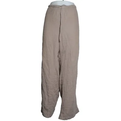 Palazzohose (Beige) von Monki Baumwolle