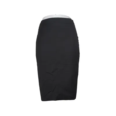 Kokerrok (Zwart) van M by Madonna for H&M Viscose, Wol