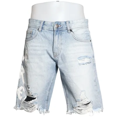 Denim shorts (Blue) from Black Squad