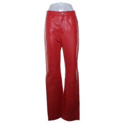 Läderbyxor (Röd) från Remain Skinn, Polyester