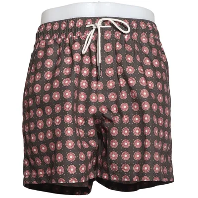 Zwemshort (Bruin, Meerkleurig) van Oas Polyester
