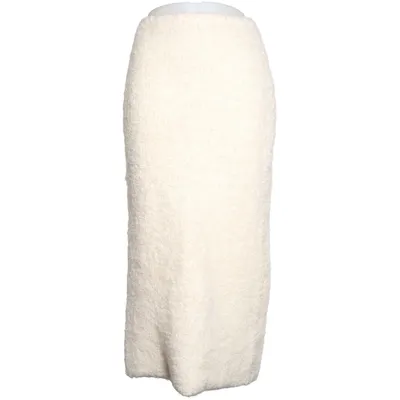 Långkjol (Vit) från Gina Tricot Akryl, Bomull, Polyamid, Polyester