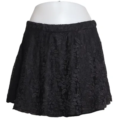 Nederdel (Sort) fra Boohoo Petite Elastan, Polyester