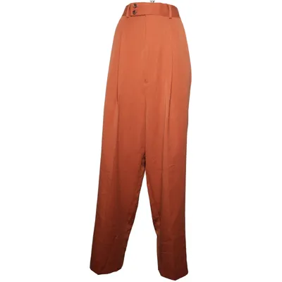 Byxor (Brun) från ASOS Design Elastan, Polyester, Viskos