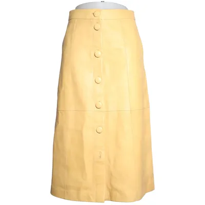 Läderkjol (Beige) från Sézane Skinn, Viskos