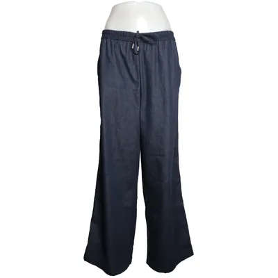 Palazzobyxor (Blå) från Zara Bomull, Elastan, Polyester