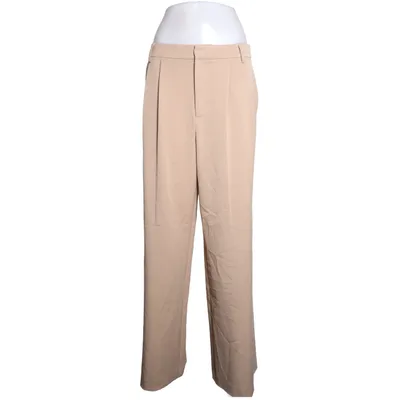 Pantalon de costume (Beige) de NA-KD Élasthane, Polyester, Viscose