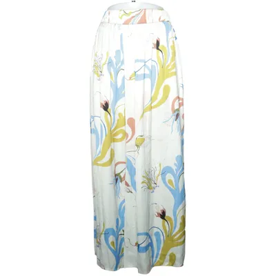 Palazzobyxor (Vit, Blå, Flerfärgad) från Lindex Polyester