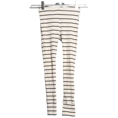 Leggings (Grå, Hvid) fra Minories Bomuld, Elastan
