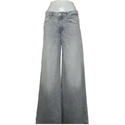 Jeans (Grå) från Zara Bomull, Lyocell