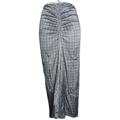Jupe longue (Bleu, Jaune, Multicolore) de Sessún Élasthane, Viscose