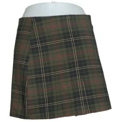 Kjol (Grön, Svart) från Divided by H&M Elastan, Polyester, Viskos