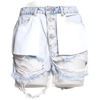 Jeansshorts (Blå) från PrettyLittleThing