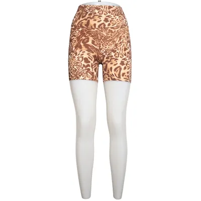 Compression shorts (Brown, Beige) from Stronger Elastane, Polyamide