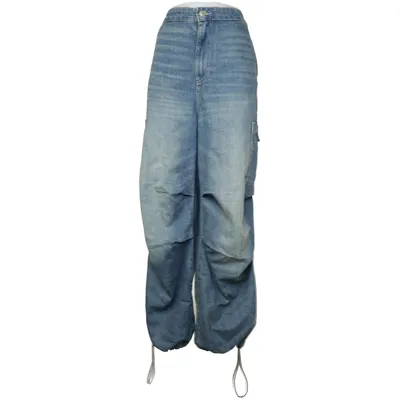 Cargobyxor (Blå) från Divided by H&M Bomull, Polyester