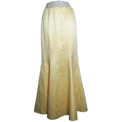 Jupe longue (Jaune) de Vera Mont Acétate, Polyester