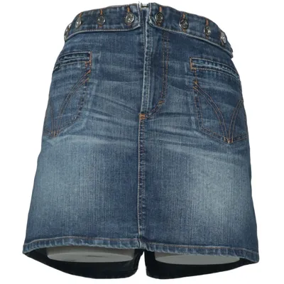 Jeansnederdel (Blå) fra Dolce & Gabbana Bomuld, Elastan