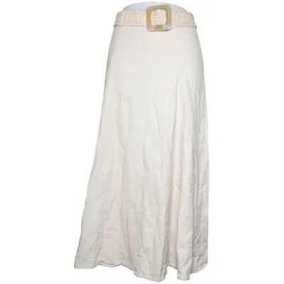 Långkjol (Beige) från Zara Linne, Viskos