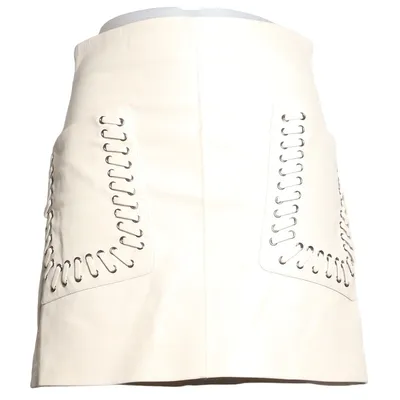 Kjol (Beige) från H&M Edition Polyester, Polyuretan