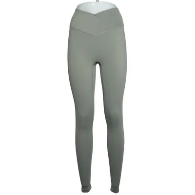 Sportleggings (Groen) van Drop of Mindfulness Elastaan, Polyamide