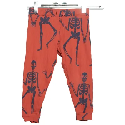 Leggings (Orange, Svart) från Mini Rodini Bomull