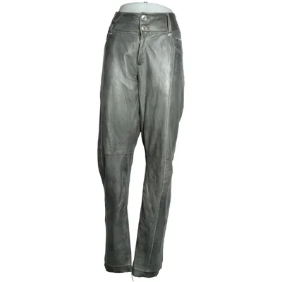 Leather pants (Gray) from Onstage Suede