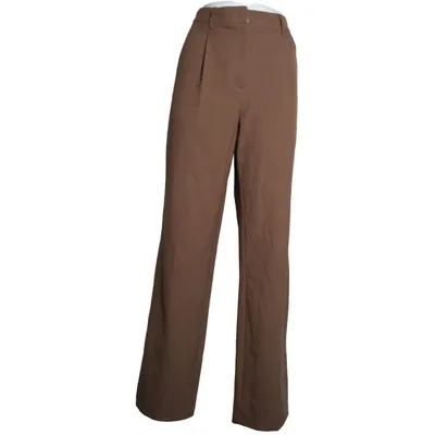 Jakkesætsbukser (Brun) fra Dilvin Basic Elastan, Polyester, Viscose