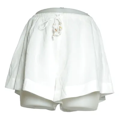 Shorts (White) from Sabo Acetate, Linen, Polyester, Tencel