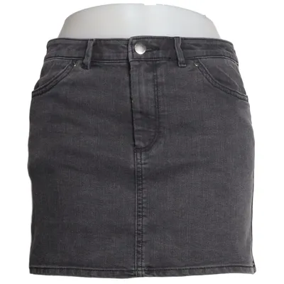 Jeanskjol (Grå) från H&M Bomull, Elastan, Polyester