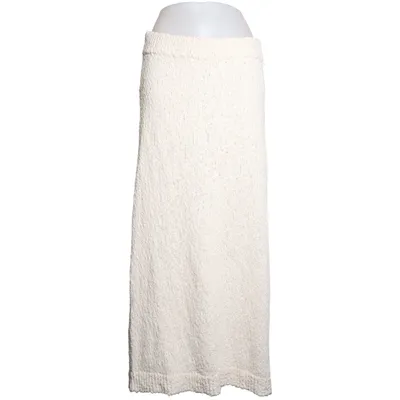 Långkjol (Vit) från KappAhl Bomull, Polyester