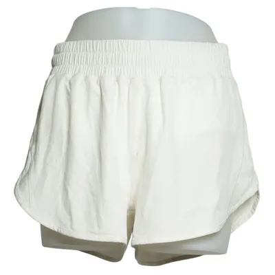 Sportshorts (Weiß) von Exercere Elasthan, Polyester