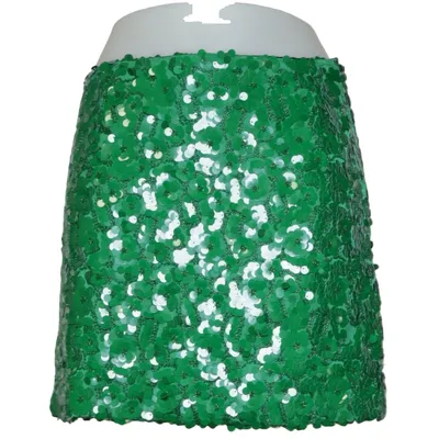 Kjol (Grön) från Zara Polyester