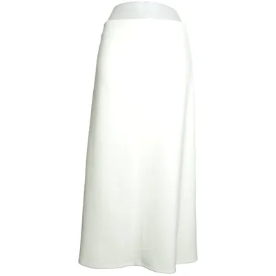 Maxi skirt (Beige) from Marville Road Elastane, Polyester