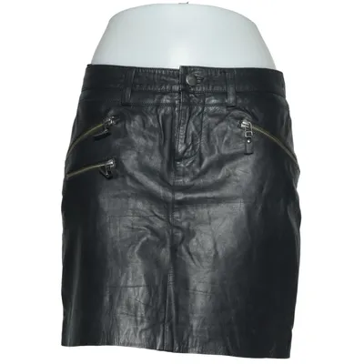 Läderkjol (Svart) från Truly Elastan, Polyester, Ull