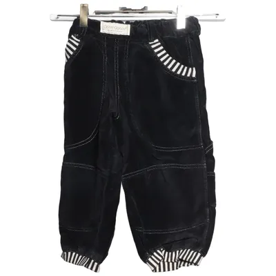 Pantalon en velours (Noir, Blanc) de Okker-Gokker Coton
