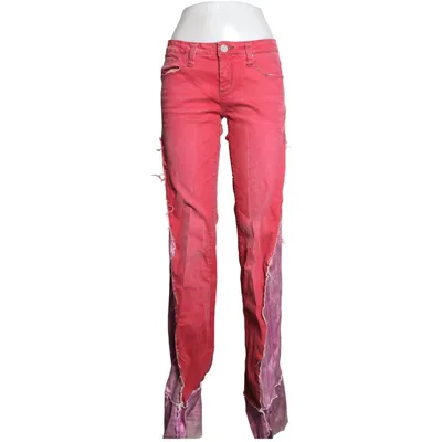 Jeans (Röd, Lila) från One Green Elephant Bomull, Elastan