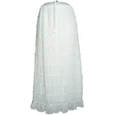 Långkjol (Vit) från Cherry Koko Elastan, Polyester