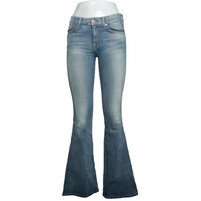 Jeans (Blå) från 7 for All Mankind Bomull, Elastan, Polyester