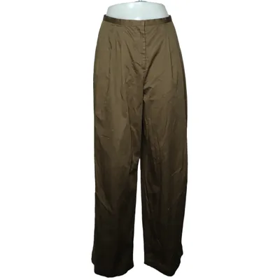 Byxor (Cotton Mid Waist Trousers) från NA-KD Bomull, Elastan, Polyester