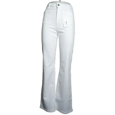 Spijkerbroek (Wit) van Sanne Alexandra Katoen, Elastaan, Polyester