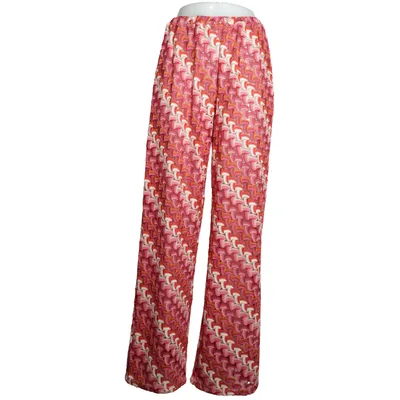 Palazzohose (Pink, Orange, Mehrfarbig) von White Fox Elasthan, Polyester