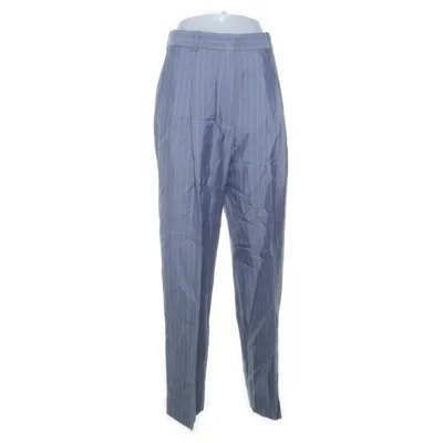 Suit pants (Blue) from Sandro Viscose, Cotton