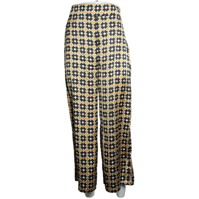 Byxor (Beige, Svart, Vit) från Zara Polyester