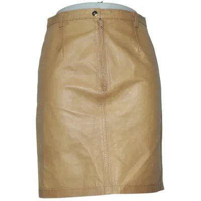 Lederrock (Braun) von Conbipel Acetat, Leder