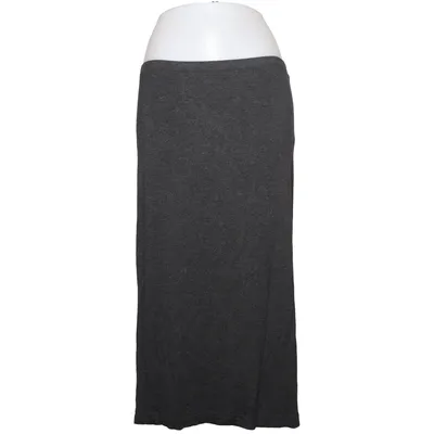 Långkjol (Grå) från H&M Basic Elastan, Viskos