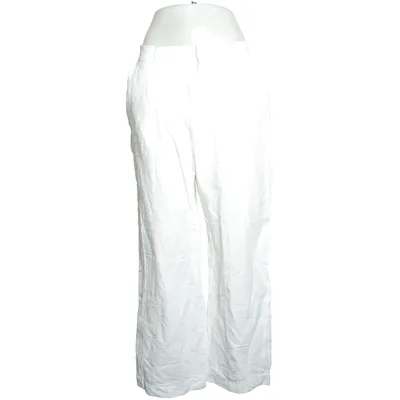Byxor (Vit) från Lindex Bomull, Linne, Polyester, Viskos