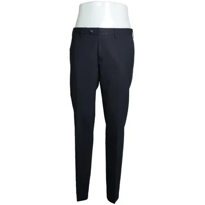 Kostuumbroek (Blauw) van Lund & Lund Elastaan, Wol