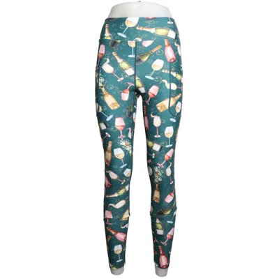 Træningsleggings (Grøn, Flerfarvet) fra Maya Freya Elastan, Polyester